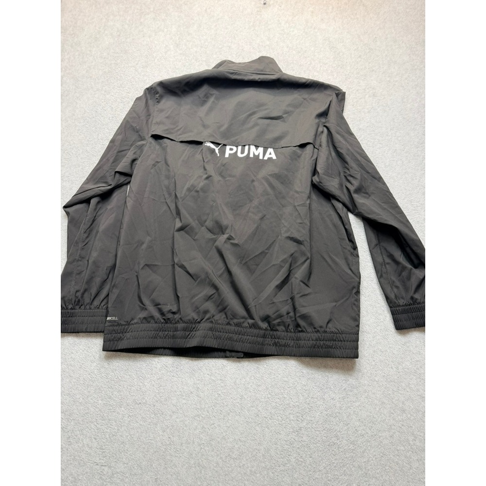 Puma Mens dryCELL Full Zip Training Jacket Black Windbreaker L 671754-01 - Picture 8 of 9